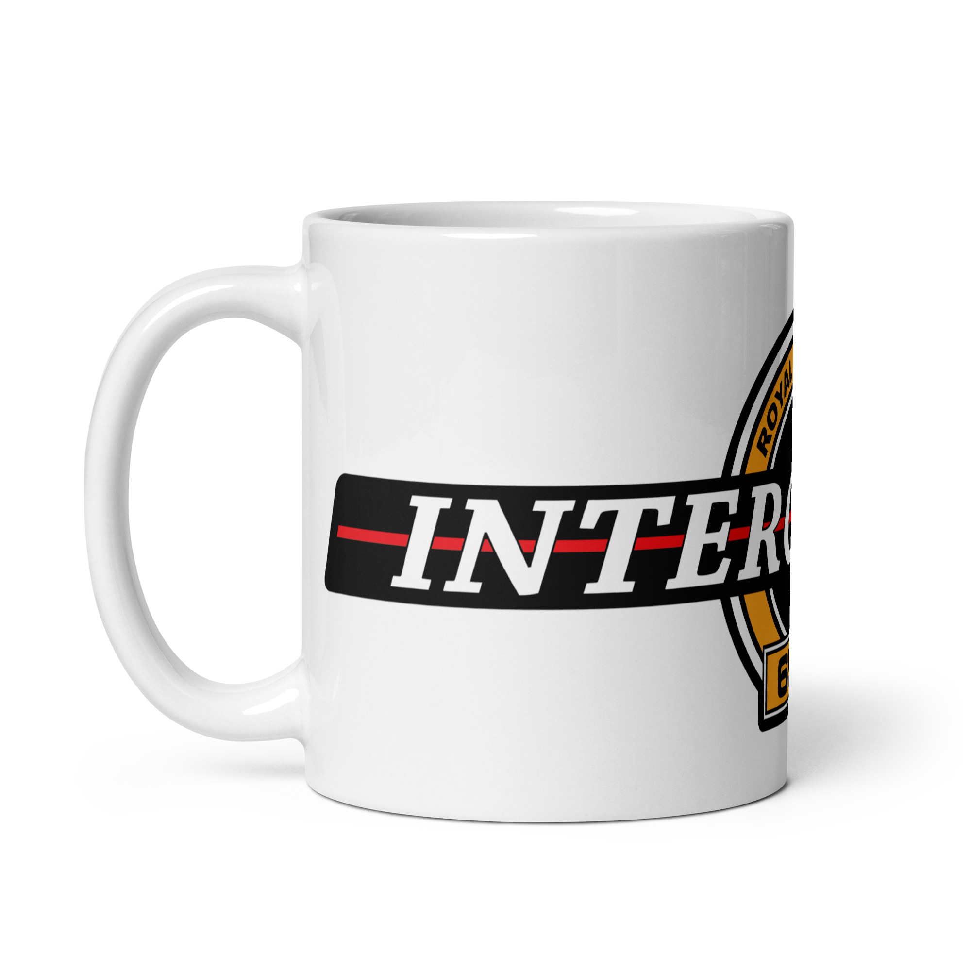 Interceptor 650 White glossy mug - Image 2