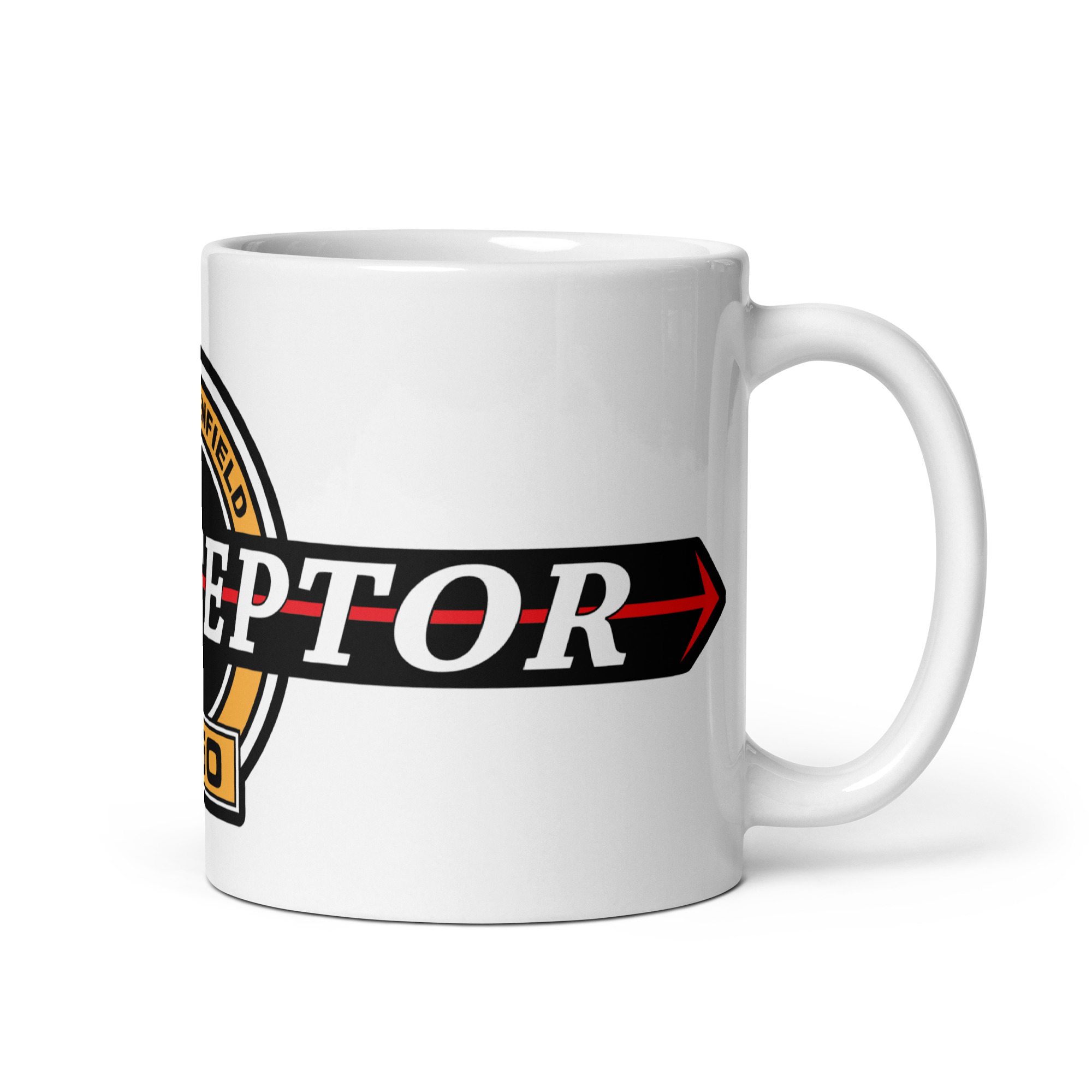 Interceptor 650 White glossy mug - Image 4