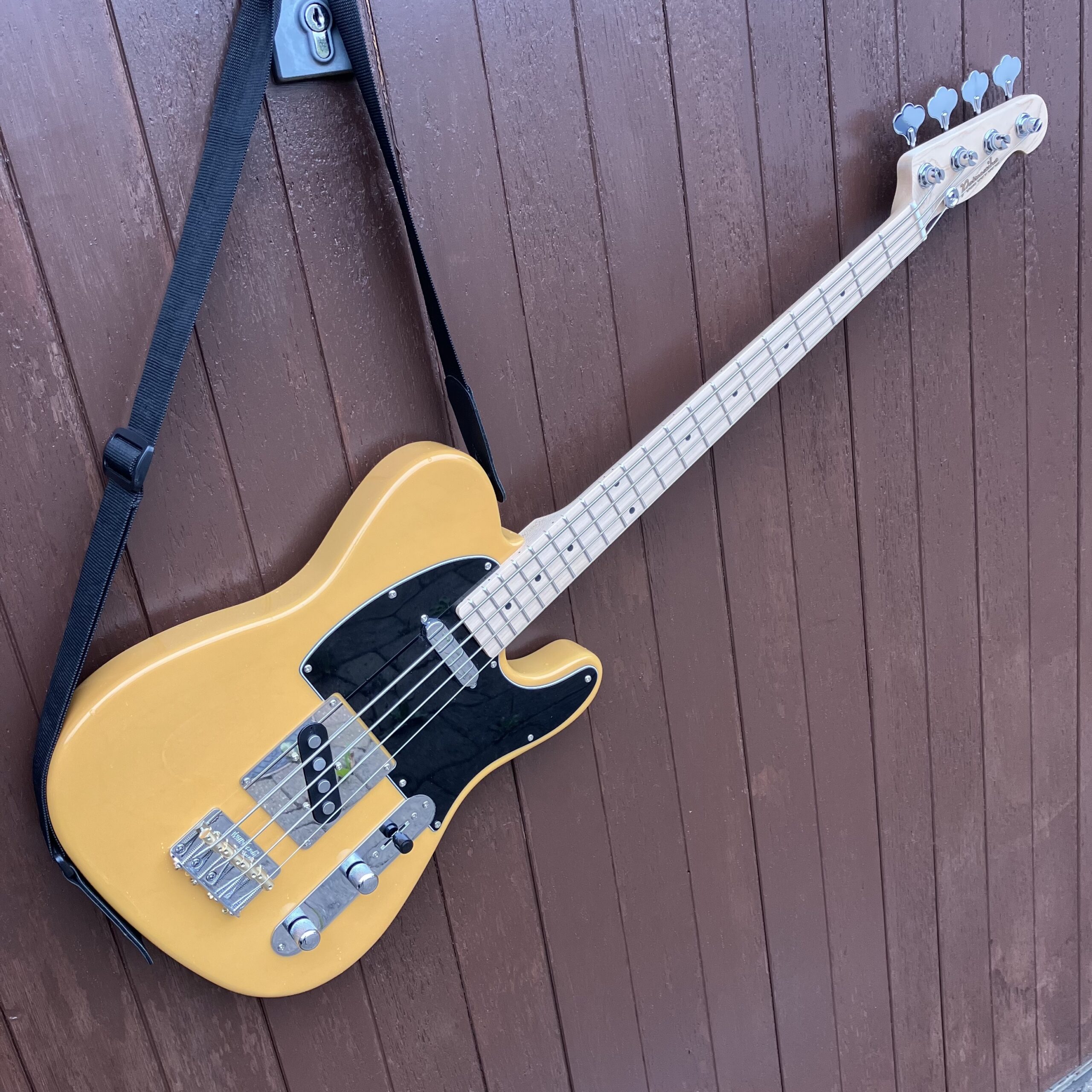Retrovibe T30 Telebass 30.6" short scale Butterscotch - Image 6